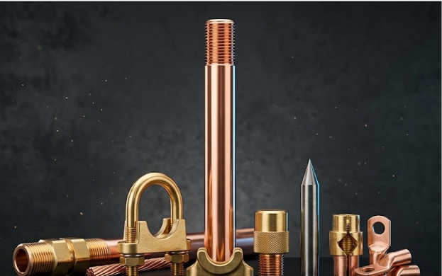 Earthing Rods, Clamps & Couplers